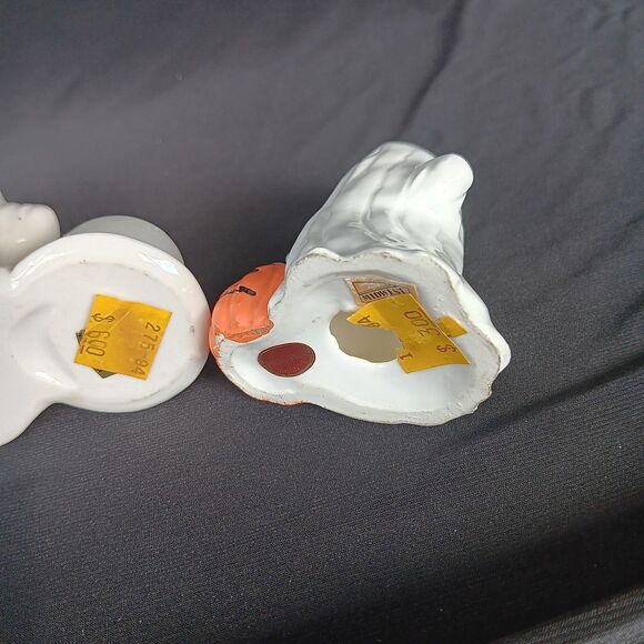 Vintage Bone China Ghosts with Pumpkin Jack O Lanterns Candle Holder Halloween 3 - Picture 10 of 16